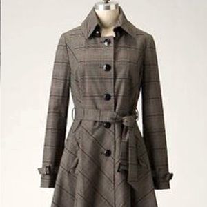 Vintage Elevenses for Anthropologie Inverness Trench